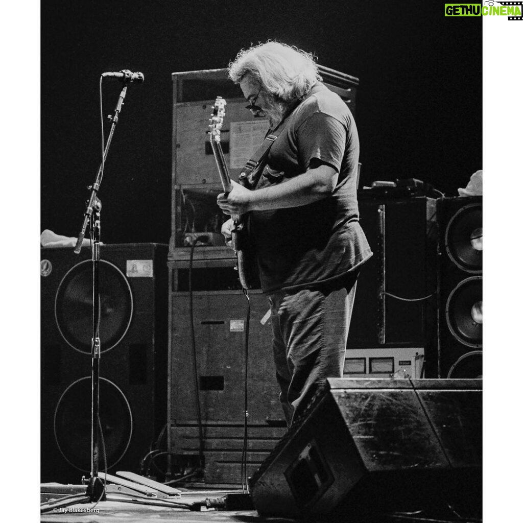 Jerry Garcia Instagram - Get a glimpse of the JGB’s show at the Orpheum Theatre in San Fran on this date in ‘88 through @jayblakesberg’s lens.
