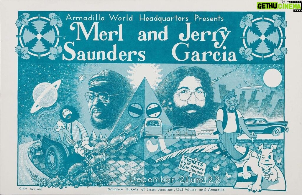 Jerry Garcia Instagram - Today in 1974, Legion of Mary kicked off a two-night run at the Armadillo World Headquarters in Austin, TX.