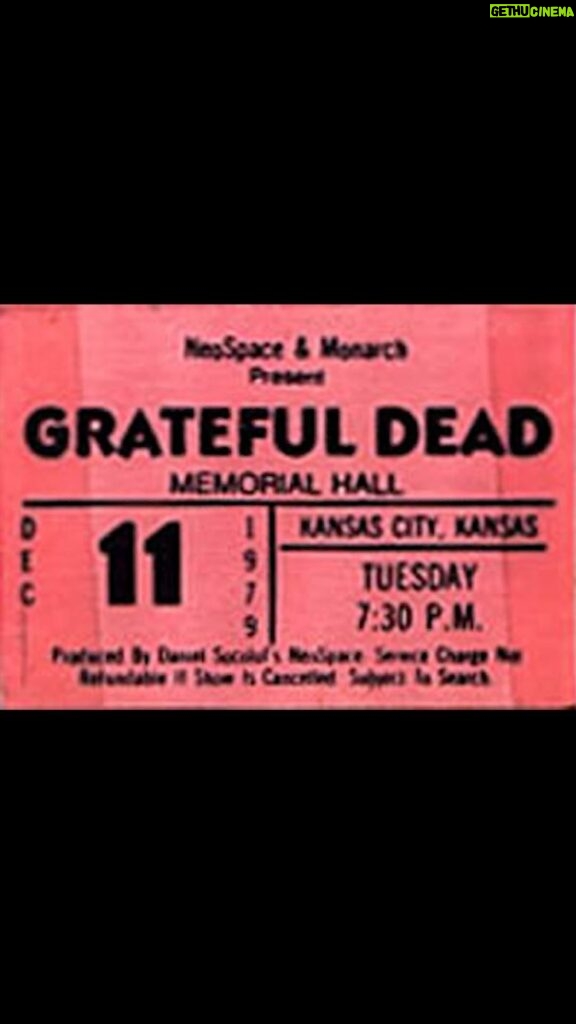 Jerry Garcia Instagram - “There are things you can replace And others you cannot” A top-notch “Althea” from the Grateful Dead’s show in Kansas City, KS, 44 years ago today. ⚡️