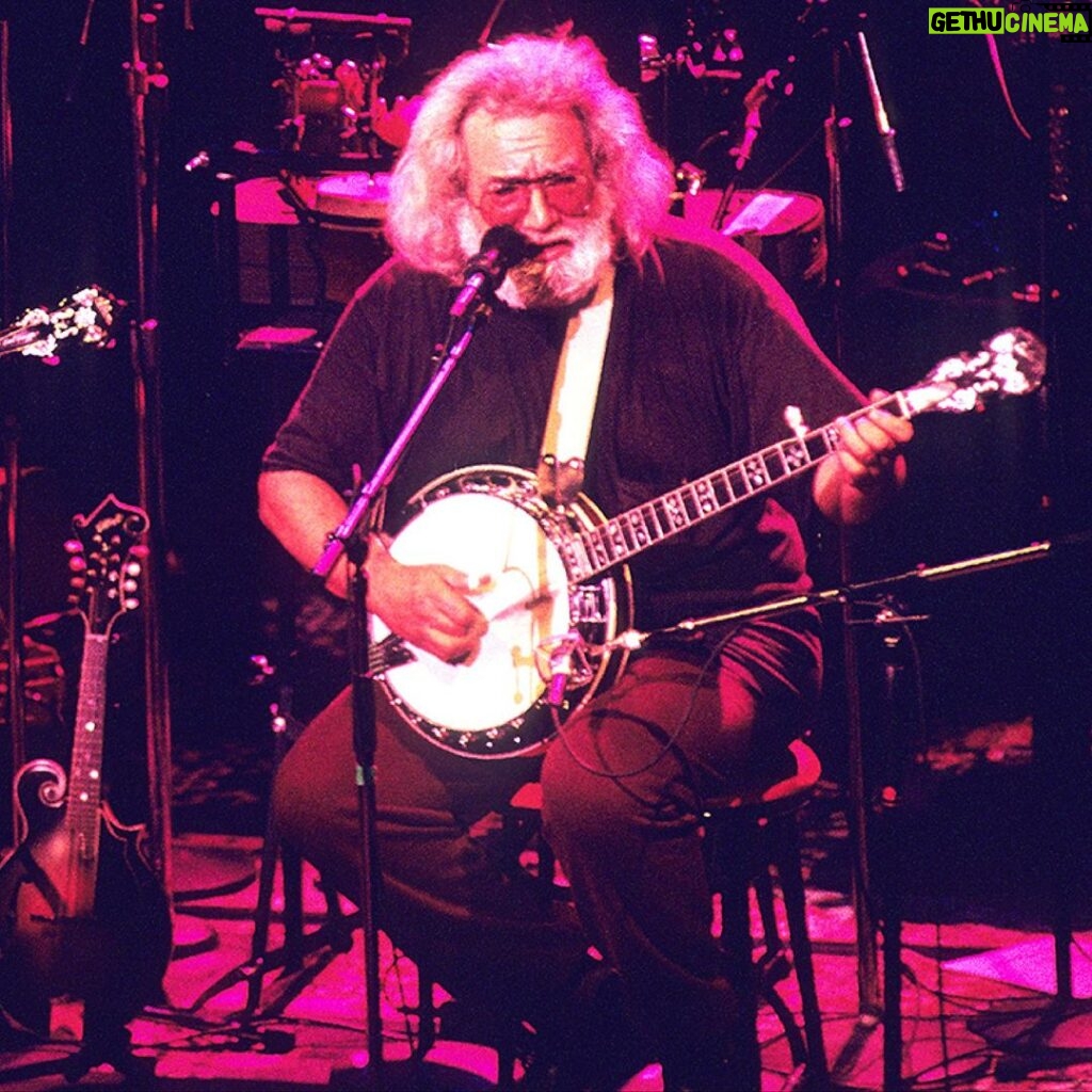 Jerry Garcia Instagram - On this day in 1991, Jerry & David Grisman played The Warfield and busted out the banjos for “Sweet Sunny South.” 📸: @susanamillman