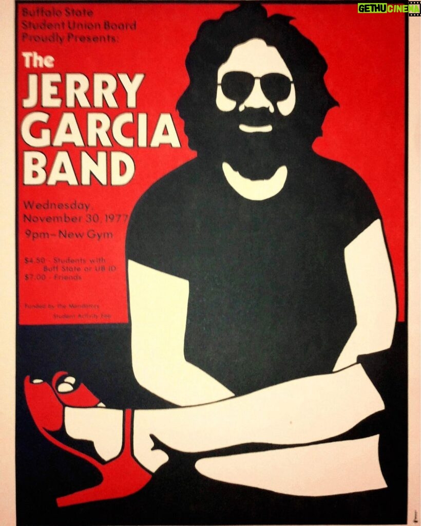 Jerry Garcia Instagram - Jerry Garcia Band | November 30, 1977 | Buffalo State College - Buffalo, NY