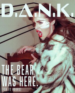 Jessica Cook Instagram - D.A.N.K.
"The Bear Was Here."
Created by: @raquelhoque
Model: @jessicamcook
Graphic Set Design:
@go_for_neens