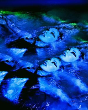 Jessica Cook Instagram - D.A.N.K
“Alien Water”
Created by: @raquelhoque
Model: @jessicamcook
Assist: @go_for_neens @dankmagazinecollective