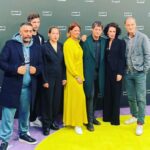 Jessica Schwarz Instagram - Endlich mal wieder im Kino gewesen❤️‍🔥 @filmfesthamburg #allesaufrot #premiere #freundetreffen #zdf #arte @networkmovie #larsbecker#fritzkarl#nicholasofczarek @khodrkida #martinbrambach