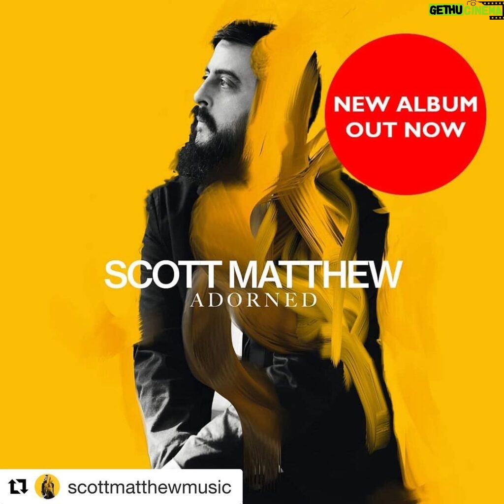 Jessica Schwarz Instagram - So happy, dass neue Scott Matthew “Adorned” Album ist raus😍 #scottmatthew#binauchimvideo🙈#adorned#lovegoodmusic