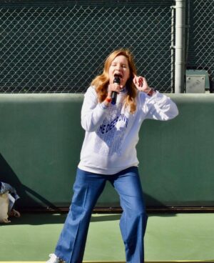 Jessica St. Clair Instagram - Still reeling from the most incredible joy filled Deep Dive Bitch Sesh Galentine's Day Pickleball Tournament! So special to host with my besties @junediane @daniellecarolineschneider and @caseyrosewilson, our shock jock @paulscheer and fashion judges @iamkulap and @themattgrassi and my life coach @lennonparham Special thanks to our incredible sponsors: @franklinsports
@lakepajamas
@earwolf
@os1st
@joolapickleball
@discocountryclub
@lovesuja
@pqlclub
@civileapparel
@trelleco
@drinkcann
@mom.grass
@dad.grass
@LauraGainor 
@pickleballinthesun
@VossbergGainor
@thejaneclub
@tltfc
@playnettie
@splits59
@athleta
@hustlendough
@skechers