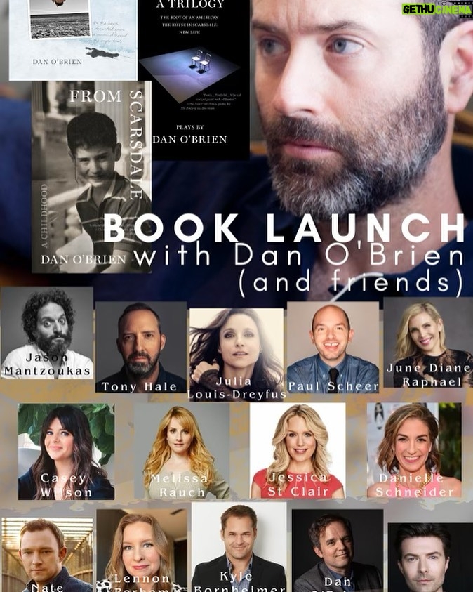 Jessica St. Clair Instagram - Excited to celebrate @bydanobrien books with a live reading @Dieselbookstore on 9/7 @brentwoodcountrymart at 6:30 PM with all these fine people. If you can't make it, watch on @paulscheer Twitch channel https://www.twitch.tv/friendzone and be sure to donate to @su2c Brentwood Country Mart
