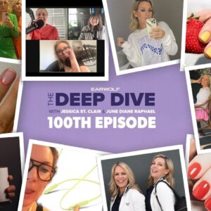 Jessica St. Clair Instagram - Our 100th episode! Juuuuuune and I are so overwhelmed with gratitude for all your beautiful Deep Divers! Thank you for going on this journey with us and helping us all become a #womanofsignificance! To celebrate, tag a friend who needs to listen! @junediane