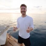 Jimmy Donaldson Instagram – New vid up, we spent 7 days at sea on a tiny raft lol