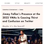 Jimmy Fallon Instagram – Out here causing “thirst” and “confusion”. That was fun, @mtv!! #vmas #maybeitsthebeard