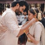 Jisma Jiji Instagram - Officially Mine ❤️ Wedding Shot by : @sk_abhijith Wedding Stylist: @stylewithandriya @andriya_nunez Wedding Styling for Vimal: @jisma_jiji_kizhakkarakattu Wedding makeover: @rizwan_themakeupboy Events: @shufflevents #nogoldwedding