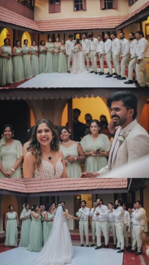 Jisma Jiji Instagram - “MAGICAL”✨

This moment can only be described as so.. the moment we turned around to see you- our eyes shined , happy tears rolled down our face  and we saw the most beautiful bride ever♥️

If I could ever go back to time then this would be the exact moment I wanna relive ♥️ 
We love you @jisma_jiji_kizhakkarakattu ♥️ Forever right beside you