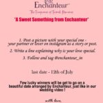 Jisma Jiji Instagram - @enchanteur_in is magic and romance personified, and a surprise awaits all our fans. Swipe right to know what you got to do ! Thanks again for the endless love for us from all of you 😊❤️ Last Date : 12th,July, to be part of this special something ! #celebratelove #fragranceoflove #enchanteur #love #romance #jismavimal