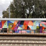 Joel Van Moore Instagram - Bringing some colour and inspiration from nature on this one from early in the year. #vanstheomega #adelaidestreetart #streetartnews #tmdees Adelaide, South Australia