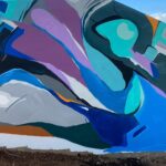 Joel Van Moore Instagram - Most of my work involves tedious and precise work which requires my complete attention on every level. Often I under paint in a very loose or rhythmic way including symbology as a foundation that rarely sees the light of day. Earlier this year as lock downs lifted I wanted to free myself and stay loose on a few paintings. #vanstheomega South Australia