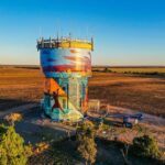 Joel Van Moore Instagram - Recently we got this Tower in Port Vincent knocked off with the amazing support by local community. A process that I worked on for over a year and finally delivered with the help and amazing Talents of @refuz_paint @jasmine_crisp and @elizabethclosearts These amazing shots are by local @adbe_photographyyorke Thanks to everyone involved. Port Vincent, South Australia
