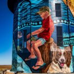 Joel Van Moore Instagram - Recently we got this Tower in Port Vincent knocked off with the amazing support by local community. A process that I worked on for over a year and finally delivered with the help and amazing Talents of @refuz_paint @jasmine_crisp and @elizabethclosearts These amazing shots are by local @adbe_photographyyorke Thanks to everyone involved. Port Vincent, South Australia