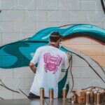 Joel Van Moore Instagram - I had an absolute blast painting my dear friend @jelenanelej for @colourtumbystreetart a week ago and miss all the local crew and artists a lot. Thanks to @juddyroller for the invite. The moody pics are from Harry the gun photographer @lightbulbphotography #vanstheomega #freehand Tumby Bay, South Australia