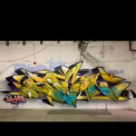 Joel Van Moore Instagram - Here are the first 4 artists to kick off the January installment of #3by4project @asmoeroc Starting the first #3by4project with my usual wildstyle. Playing around with the composition by overlapping the letters on top of each other to establish a balanced overall form. Loving on how the A starts, initiating the momentum for the rest of the letters to react further. @askewone I really want to explore form for as many steps of this project as I can. For the past 7 years or so I’ve been playing with a stacked approach to building pieces that start with a simple throw-up. I’ve had the same throw-up design forever - there were some moments where I lost my way with it, tried to get too complicated but over time I’ve refined it and felt at peace with its simplicity. My letter shapes were initially really influenced by Tank BH. When he first moved to Auckland he brought with him an approach to graffiti rooted in more of the classic Sydney public style. His tags were bold and he was the first writer in our city that consistently painted hollows and filled throw-ups in this style on the main streets. At age 16 I did my best to base mine off what he, Roske, Pane etc did during their visits to our shores. @vizsla_bacon @fluro_rock I wanted to try out a few new things while painting this piece, working towards a less defined outline and finding a way to blend / overlap background and foreground better. I didn't feel like everything I tried worked super well, so I'm looking forward to going back to keep working on this next month. The next 4 pieces will be dropping in a couple days. Stay tuned. #graffitiporn #graffitiletters #graffiti