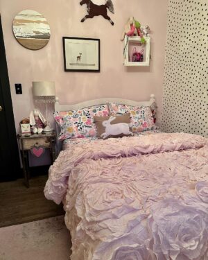 John Colaneri Instagram - Well it finally happened a big girl bed for Shea! @potterybarnkids for the win! #design #designideas