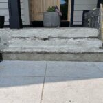 John Colaneri Instagram - #Design is all in the details and the stone work that we did around our home created a major change. When looking to update the exterior of your home always add different textures and materials. This will allow those elements to play off of each other. The earth tones from the new @jameshardie siding and the black granite from @polycor_hardscapes are two materials that work very well together. #curbappeal #exteriordesign #stoneveneer #stonework #designgoals #designinspiration #njdesigner #njbuilders