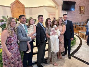 John Colaneri Instagram - Happy Baptism to Carina! @colanerijenn you did an amazing job as the godmother. #godbless 

@kccolaneri @nicole.colaneri @ccolaneri06 @dschulte16