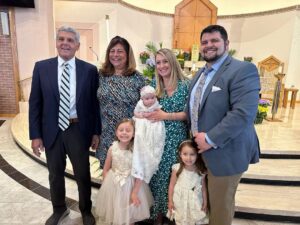 John Colaneri Instagram - Happy Baptism to Carina! @colanerijenn you did an amazing job as the godmother. #godbless 

@kccolaneri @nicole.colaneri @ccolaneri06 @dschulte16