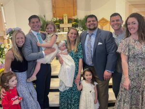 John Colaneri Instagram - Happy Baptism to Carina! @colanerijenn you did an amazing job as the godmother. #godbless 

@kccolaneri @nicole.colaneri @ccolaneri06 @dschulte16
