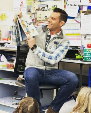 John Colaneri Instagram - Today I read my children’s book #whatcanyoudowithatoolbox to Lily’s 2nd grade class! It was so much fun and I love the questions they asked.  They interacted with me so well and wanted to know how they could do more in their community. To think my cousin and I wrote this book when Lily was 3 and now she is 8 is mind blowing! Where does the time go! 

#childrensbooks #childrensauthor #makers @simonkids