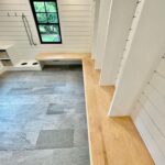 John Colaneri Instagram - With the winter season upon us our mud rooms really get put used in a big way. This transformation for my client gives them the extra storage they needed and large area for kids and pets to dry off from those snowy ⛄️ days. Trim and shiplap by @windsorone Hooks by @schoolhouse #design #designnj #designgoals #designinspiration #mudroomdesign #mudroommakeover #njdesigner #njbuilders