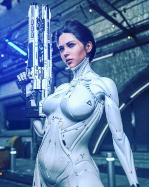 John Dolmayan Instagram - Captain Carpenter. She has been an integral member of the Ascencian security forces for over 100 years . @ascenciacomicbook