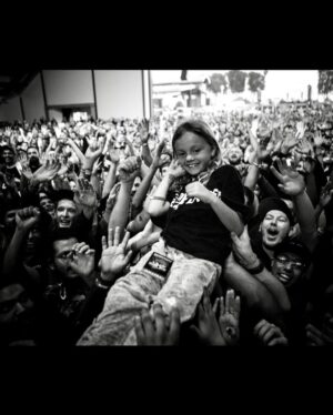 John Feldmann Instagram - Happy birthday to my baby who is now a teenager WOW that happened FAST. Love you so much so honored to watch you grow up and become the awesome human you are… from your 1st crowd surf thru the daddy daughter dances to diving with manta rays!!! Can’t wait to see what’s next. 🎂🎂🎂❤️❤️❤️