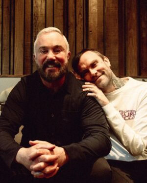 John Feldmann Instagram - It is so emotional for me to think Toxic Positivity is the eighth album that I have done with @theused. I love this band so much. From the first time I heard them back in 2001, all way to this second. I am so proud of what we made together. I love you Bert @dan.whitesides @virtualjepha @brutalford. We are magic together. Thank you for trusting me yet again. I am forever grateful. @bignoise