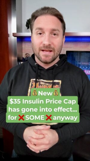 John Iadarola Instagram - The new federal $35 dollar a month insulin price cap is now in effect... Though it won't benefit many it could have thanks to the GOP.