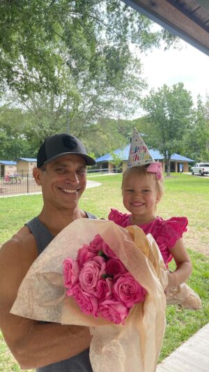 Johnathon Schaech Instagram - Lily Jo turns three today. I’m a girl-dad and I’ve never been more in love.  Send me suggestions for her birthday dinner with me.