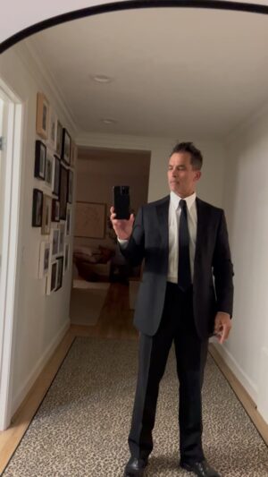 Johnathon Schaech Instagram - My first night at 53. 

Loving my #Boss suit and my #Armani shoes. 

What do you think?