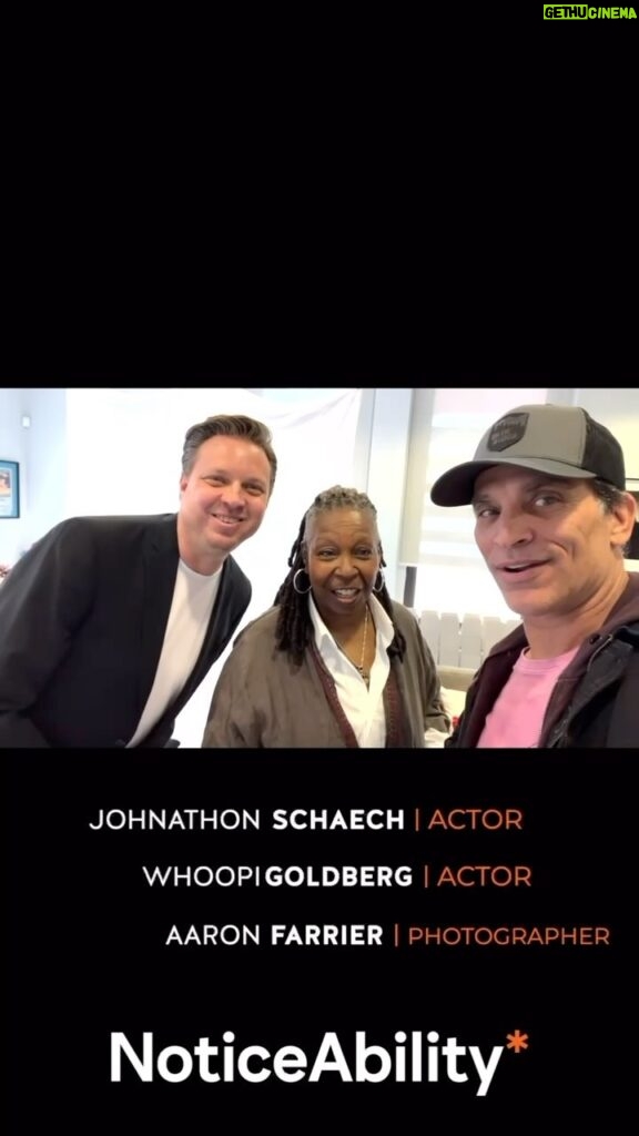 Johnathon Schaech Instagram - *Empowering kids with dyslexia. So grateful to have @whoopigoldberg be part of @noticeability dyslexic inspirations calender. We, as families impacted by dyslexia, need our kids to understand that dyslexia doesn’t mean we’re any less valuable. To the contrary. Dyslexia affords us a different perspective and that can be harnessed for tremendous success. I want this discussion to happen in the kitchen of every home where your face and mine, through this calendar, reminds kids that it gets easier. @aaronfarrier and I felt so blessed to spend our day in new york yesterday. The city gave us so much love. Do you know someone whose life has been impacted by #dyslexia? Please join us on our mission to empower children with dyslexia around the world. #dyslexia #dyslexiaawareness #adhd #dyslexic #education #dyslexiaeducation #dysgraphia #learningdisabilities #neurodiversity #dyscalculia #dyspraxia #dyslexiaadvocate #dyslexiasupport #learningdifference #ortongillingham #reading #learning #dyslexiaisreal #parenting #mentalhealth #neurodivergent #dyslexiaawarenessmonth