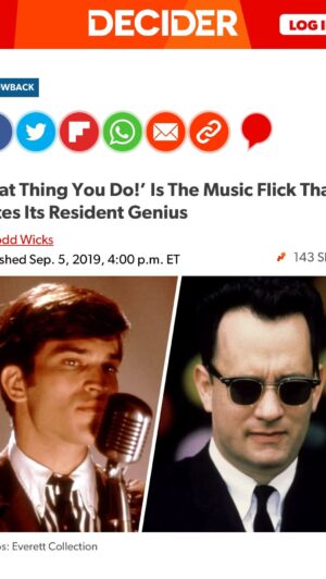 Johnathon Schaech Instagram - From the producer of #ThatThingYouDo
“With these boy bands there were all these tropes about who’s the pretty one, the nice one. Johnathon looked the part of the heartthrob and he brought edge to it- he’s the guy who’s going to leave this band to record his own album when given the chance.” 
So was Jimmy like @harrystyles or @justintimberlake? Who do you think? 
And 
Should I do a series on Jimmy and The Herdsman with the @cobrakaiseries creators? 🤣🤣🤣
