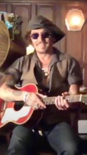 Johnny Depp Instagram - Two months before the world was subjected to the shocking live coverage of the merciless, bloodthirsty and public daylight murder of JFK in Nov. 1963, Bob Dylan sat down to write a song… He had a particular idea in mind, which he recorded mere weeks before Kennedy’s tragic Assassination. Dylan had already achieved stratospheric acclaim from his treasure-producing workmanship and poetic abilities. He had already jacked up the bar of songwriting to an untouchable level. He also became a reluctant prophet, which can be quite an occupational hazard…Yet he remained himself while dodging all manner of con artists, bloodsuckers, angles, arrows, ignorance, injustices, and scrutinization of his life. His intentions remained pure. So he sat down and wrote the gold standard of protest songs, the seminal and most significant, mind boggling and staggeringly poetic, prophetic protest song the world will ever know: “The Times They Are A-Changin’”. Dylan’s song applies to Covid-19, it also, very strongly applies to the life altering image of George Floyd, forever seared to our brains… For me, it applies to the moment we are in, it applies to the moment they were in in 1963, it applies to everything before and everything since and everything that will be. 
I chose to perform this song live, for my friend @drbarbarasturm Covid benefit several weeks ago… I didn’t really know how to play it, but I figured I’d give it a shot, as it seemed to apply so well. And it applies now, more than ever. It was performed a couple of weeks before our collective paralysis was rendered complete by the images of our fellow human George Floyd being cruelly and brutally tortured to death on live TV.

Let us take a moment to remember the sacrificial hero George Floyd and look with hope towards the changes that his tragic death will cause. And let’s salute the reluctant prophet Bob Dylan and the dream of change he inspired then, now, and onwards… His impact is that of Shakespeare, Marlowe, Hunter Thompson, Marlon Brando, Woody Guthrie, William Blake, Picasso, Bach and Mozart. 
Dylan’s song is to be kept near you, AT ALL TIMES!!! All love and respect,
JD