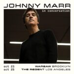 Johnny Marr Instagram – Looking forward to heading out to the US next month to talk about my book, Marr’s Guitars, live in Brooklyn and LA.

Pre-sale opens Sept 28 10am ET, sign up to the mailing list for access. Link in bio.