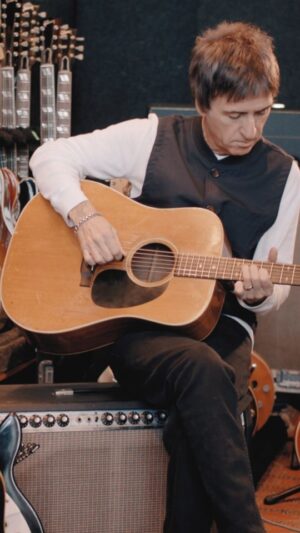 Johnny Marr Instagram - The Martin D-28, which helped write 'There Is A Light On', among others.

'Marr's Guitar's' is out now.