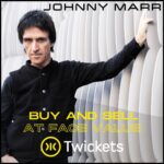 Johnny Marr Instagram – I’m pleased to announce that I’ve teamed up with @twickets so you can buy and sell spare tickets for the ‘Spirit Power’ Tour at no more than face value. 

Visit johnnymarr.twickets.live for more information.