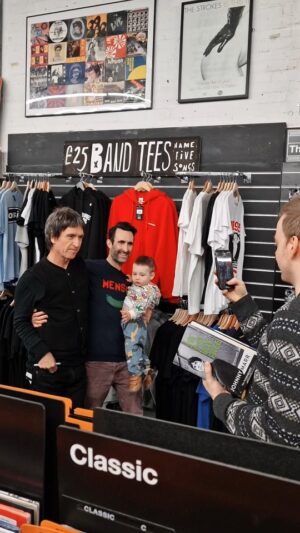Johnny Marr Instagram - Marking the release of 'Spirit Power: The Best of Johnny Marr' at Rough Trade East - thanks to everyone who came down.