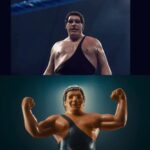 Jon Lajoie Instagram - As kids, we took playing with our toys VERY seriously. As adults, it only felt appropriate to do the same. What a joy it was to recreate this historic match with the toys that embodied pure magic and imagination for me (and so many of us) as children. To view the full video for “Hulk Hogan Slammed Andre the Giant,” go to my profile page.