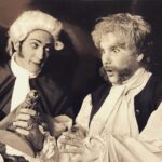 Jon Lajoie Instagram - My good friend @mrsasharoiz and I way back in theatre school doing something called a “play” by someone called “Shakespeare.” Weird school shit. Sasha was the only guy I knew in LA when I moved here from Montreal, and he generously let me crash on his couch for WAY too long. Forever grateful. Love you bud. #throwbackthursday