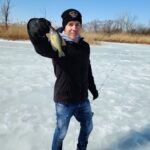 Jon Seda Instagram – Small, smaller, tiny and teeny tiny…ice fishing! #mcgrawwildlifefoundation #mcgrawwildlife