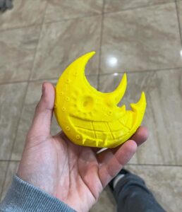 Jordan Bentley Instagram - Had fun with a 3D printer & made these Soul Eater AirPod max covers. Each side is 3D printed with a hand painted finish for details.