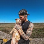Jordi Whitworth Instagram - Jordi: aw nice pic with FiFi FiFi: .... I’m gonna piss on every bush in sight and mark the territory that’s mine.