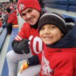 Josh Burns Instagram - May not have been the outcome we wanted in the game yesterday but the memories that were made will last a lifetime!! Just awesome to see my sons Josh Burns and Gman smile and laugh so much!! Gabriel really looks up to his big bro and it's always great to watch him follow Josh, around as if they're attached at the hip.😊💯 Big shout out to my boy @scott79osu for coming through with great tickets for us as well!! GO BUCKS!! #family #prouddad #justtheboys #memories #bighouse #rivalry #collegegameday #annarbor #cold #snowymorning