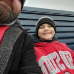 Josh Burns Instagram - May not have been the outcome we wanted in the game yesterday but the memories that were made will last a lifetime!! Just awesome to see my sons Josh Burns and Gman smile and laugh so much!! Gabriel really looks up to his big bro and it's always great to watch him follow Josh, around as if they're attached at the hip.😊💯 Big shout out to my boy @scott79osu for coming through with great tickets for us as well!! GO BUCKS!! #family #prouddad #justtheboys #memories #bighouse #rivalry #collegegameday #annarbor #cold #snowymorning